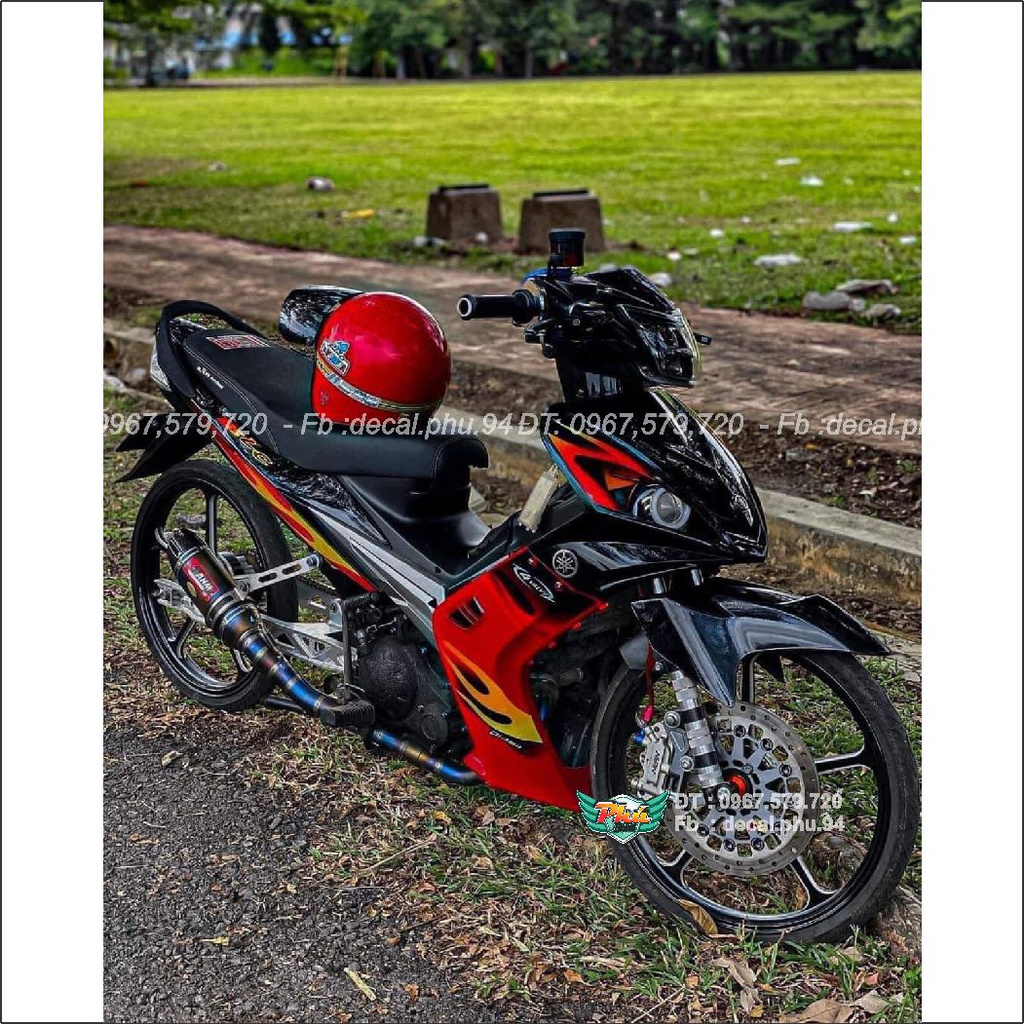 Tem Rời Ex 2006-2010 đỏ đen lửa