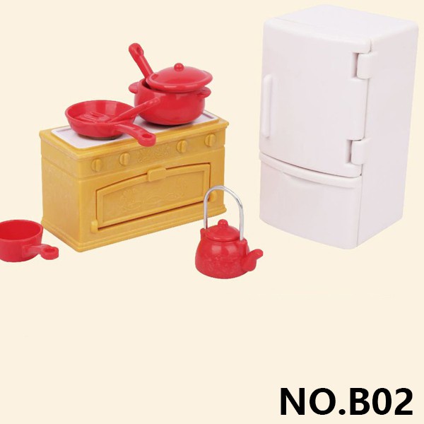 Bộ nội thất mini trang trí cho nhà búp bê