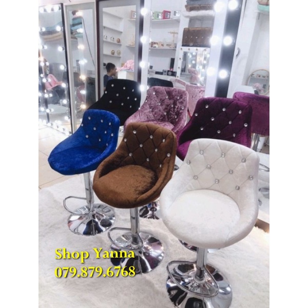 Ghế Quầy Bar Cao Cấp, Ghế Trang Điểm Makeup, Ghế Xoay, Ghế Lễ Tân Văn Phòng, Ghế Cafe