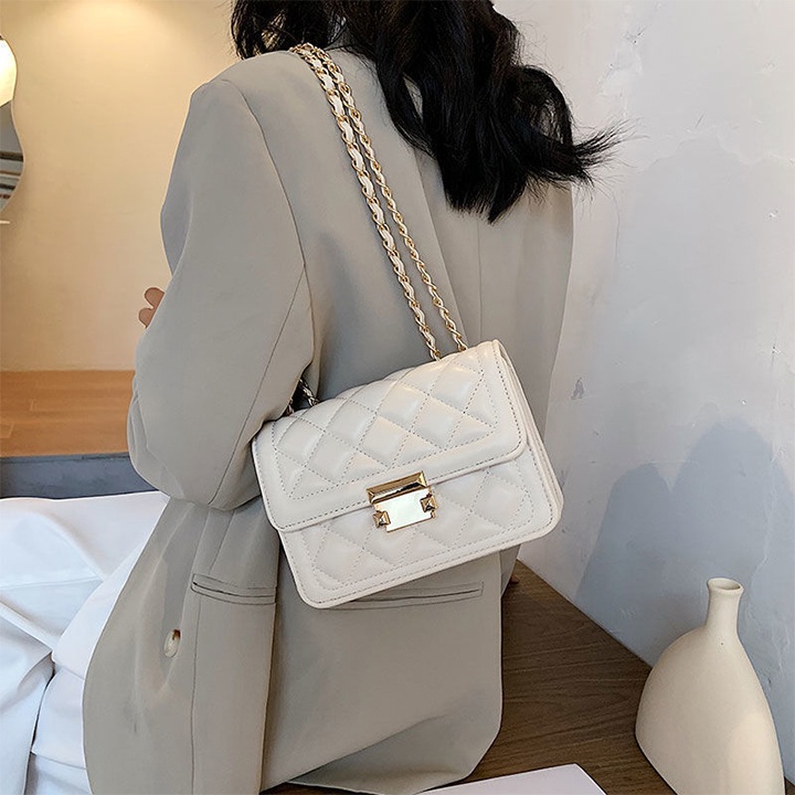 Túi xách nữ đeo chéo đẹp hàng hiệu cao cấp Celo Shop dây phối xích phong cách sang trọng công sở