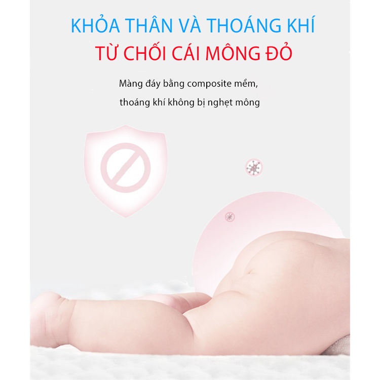 Tã/ Bỉm dán Sikebaby siêu mỏng thấm hút tốt thông thoáng -1 bịch 10 Miếng