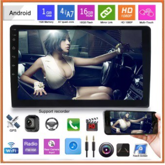 Bộ Đầu DVD Android RAM1G/2G Cho Ô Tô Fortuner điều hòa cơ 2010-2016 Tích Hợp GPS Chỉ Đường, Xem Camera Lùi,Có Mặt Dưỡng