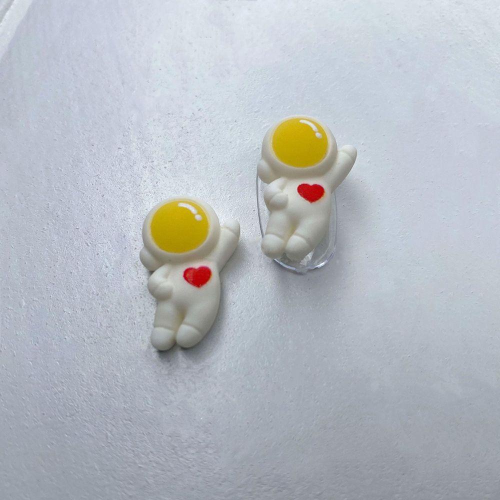 Phụ Kiện Trang Trí Móng Tay Nghệ Thuật Hình Phi Hành Gia Hoạt Hình Dễ Thương