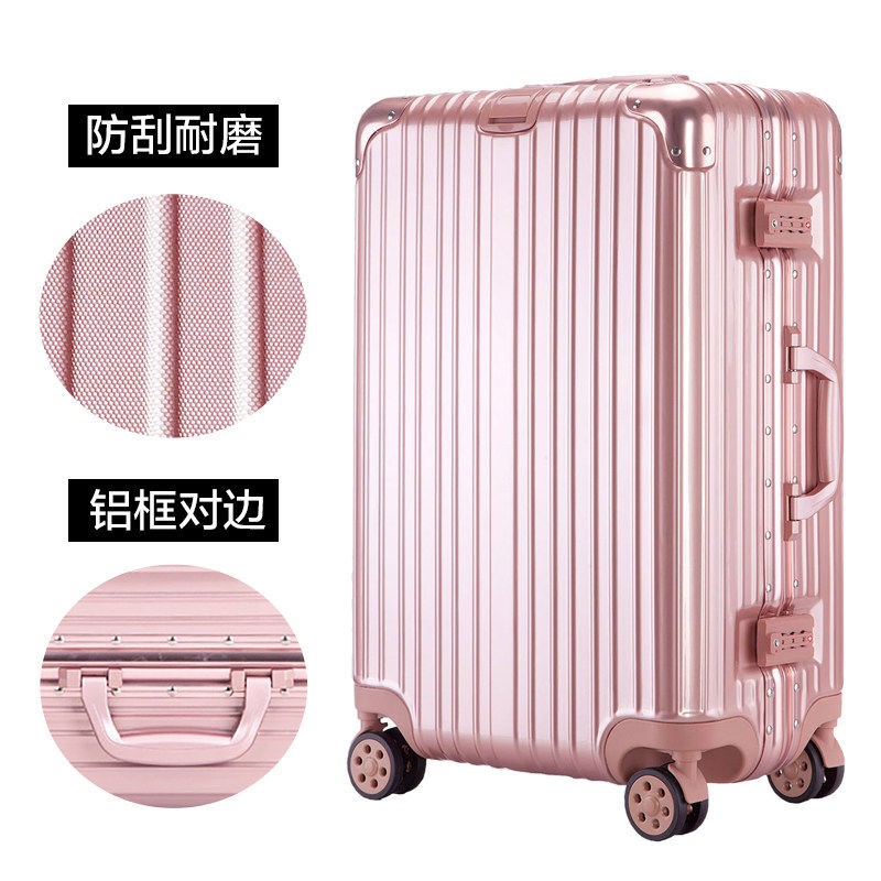 vali hành lý nữ kéo du lịch mật khẩu nam sinh phiên bản hàn quốc trong xu hướng khung nhôm lớn sức chứa