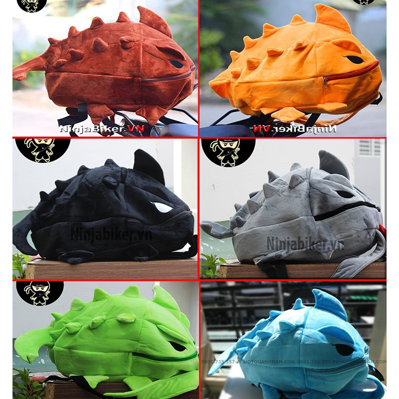 CẶP KHỦNG LONG ĐỰNG NÓN - ĐỰNG DỤNG CỤ CẦN THẾT - VẢI NHUNG