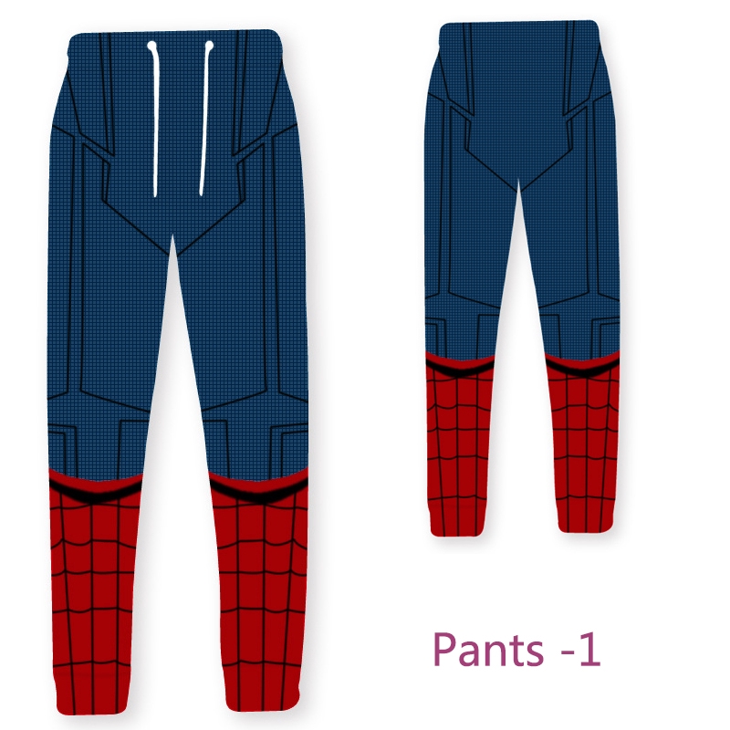 Áo khoác / Áo thun / Quần dài Spider-Man 3D thời trang cho nam nữ