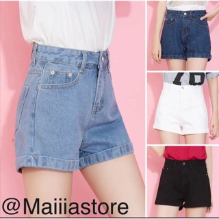 Order quần short bò gấp gấu