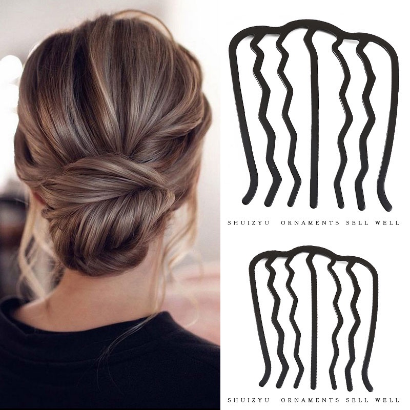 Lược Cài Tóc Chữ U Thiết Kế Đơn Giản Phong Cách Hàn Quốc Cho Nữ