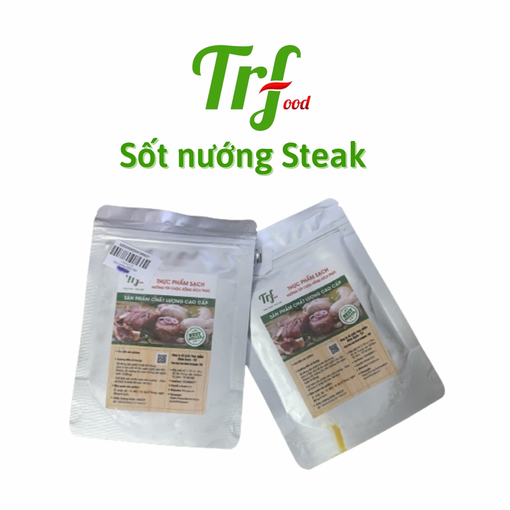 Sốt nướng Steak túi 100ml dùng cho 500g thịt [HN ship hỏa tốc]
