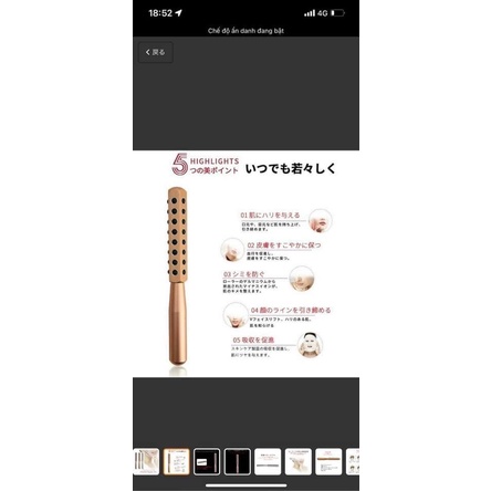 Cây massgae da từ Pháp 12 viên đá germanium