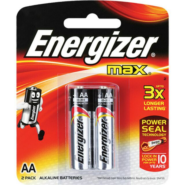 Combo 3 vỉ pin Energizer AA