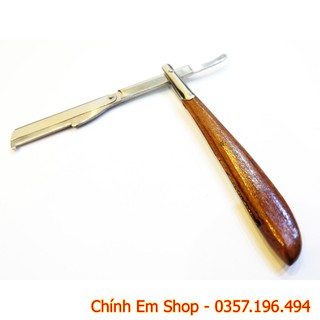 Dụng Cụ Cạo Râu và Chân Tóc Bằng Gỗ Thanh Sơn (Tặg Bánh iChi, Lưỡi Dorco)