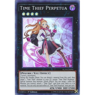 Thẻ bài Yugioh - TCG - Time Thief Perpetua / IGAS-EN094'