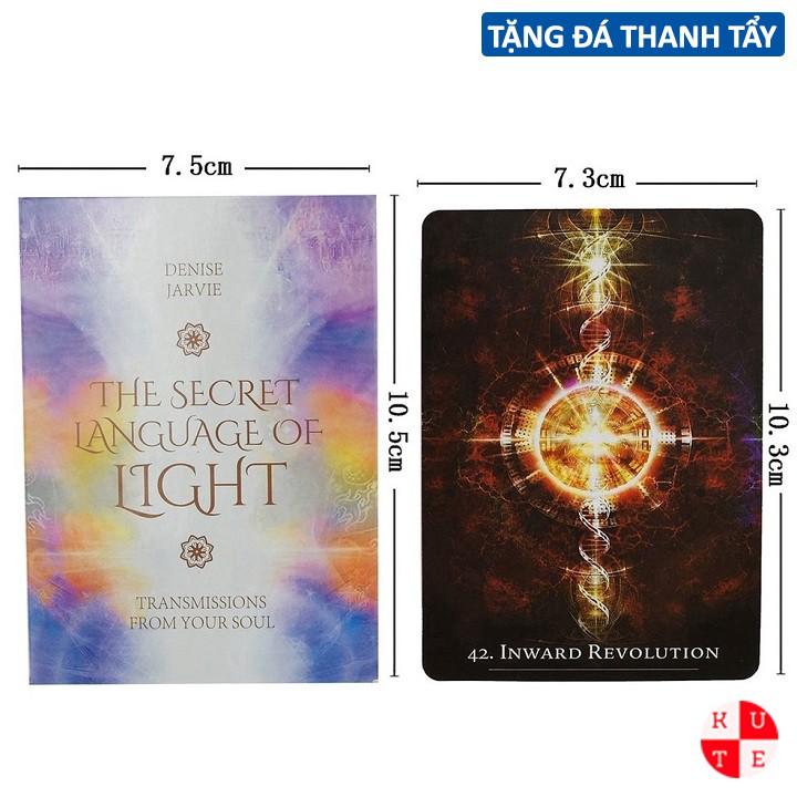 Bài Oracle The Secret Language Of Light 44 Lá Bài Tặng File Tiếng Anh Và Đá Thanh Tẩy C44