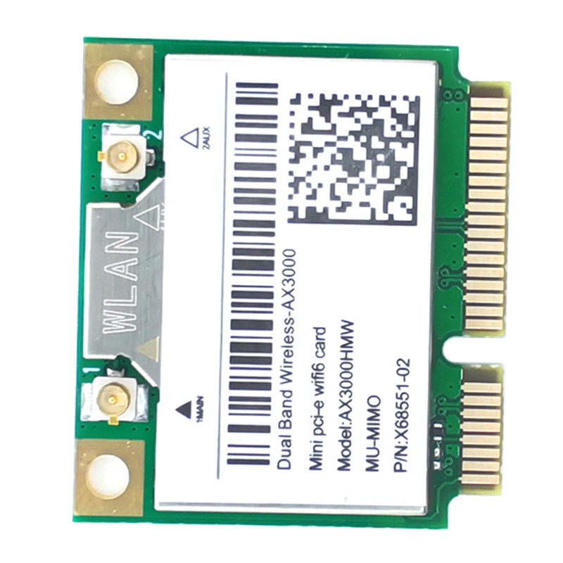 Card Wifi Không Dây Mini Pci-E Ax200 Ax3000 Wifi 5.1 Wifi Card 802.11ax 2.4g / 5g Wlan Windows10