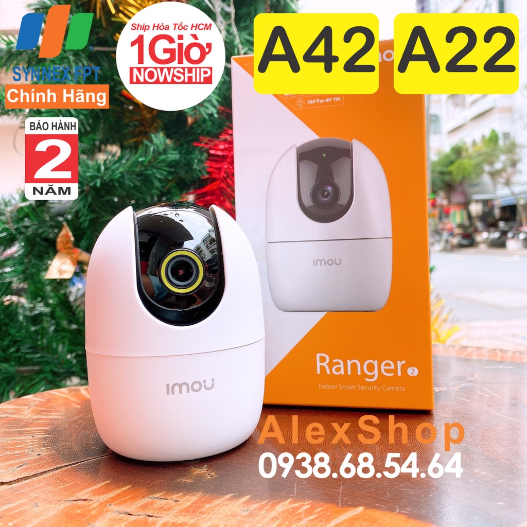 [Chính Hãng] Camera Imou A42/ A22 4M 2M Ranger Quan Sát Thông Minh Còi Hú Báo Động Đàm Thoại 2 Chều