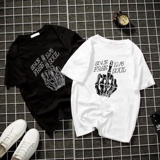 Áo thun form rộng unisex phong cách cá tính vải dày mịn 2019T22044