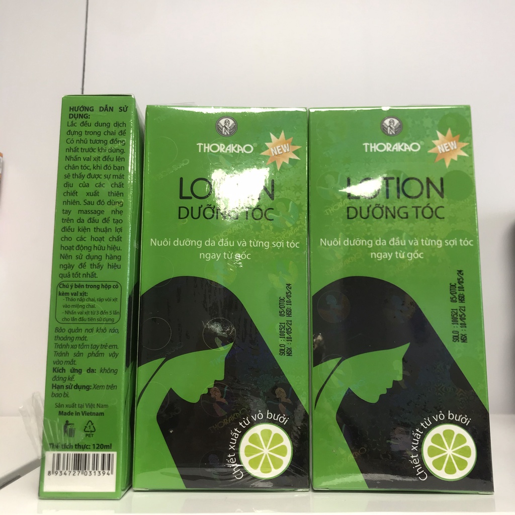 Xịt dưỡng bưởi Thorakao Dưỡng Tóc Lotion 120ml