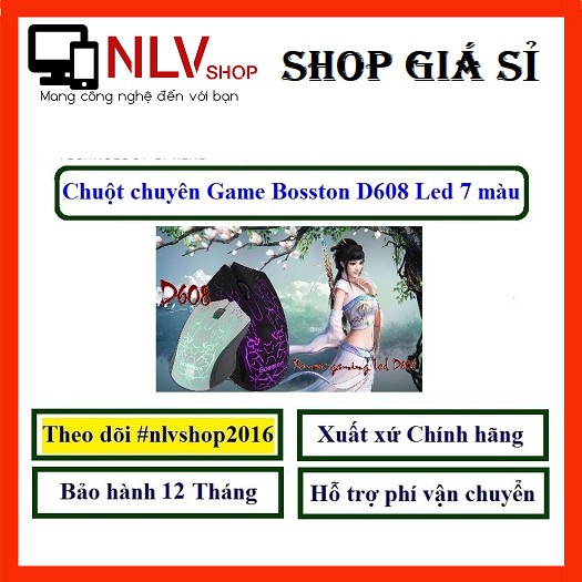 Chuột Led Bosston D608 Chuyên Game cực đẹp