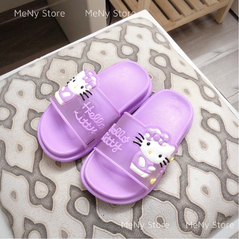 Dép lê Hello Kitty quai ngang đế mềm thời trang, dễ thương cho bé gái XNY-8839 (đặt tăng size)