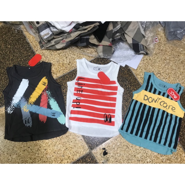 Áo ba lỗ Muji bé trai