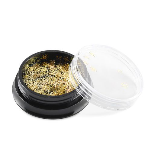 Phụ Kiện Trang Trí Móng Tay Hình Bông Tuyết 3D Lấp Lánh Xinh Xắn