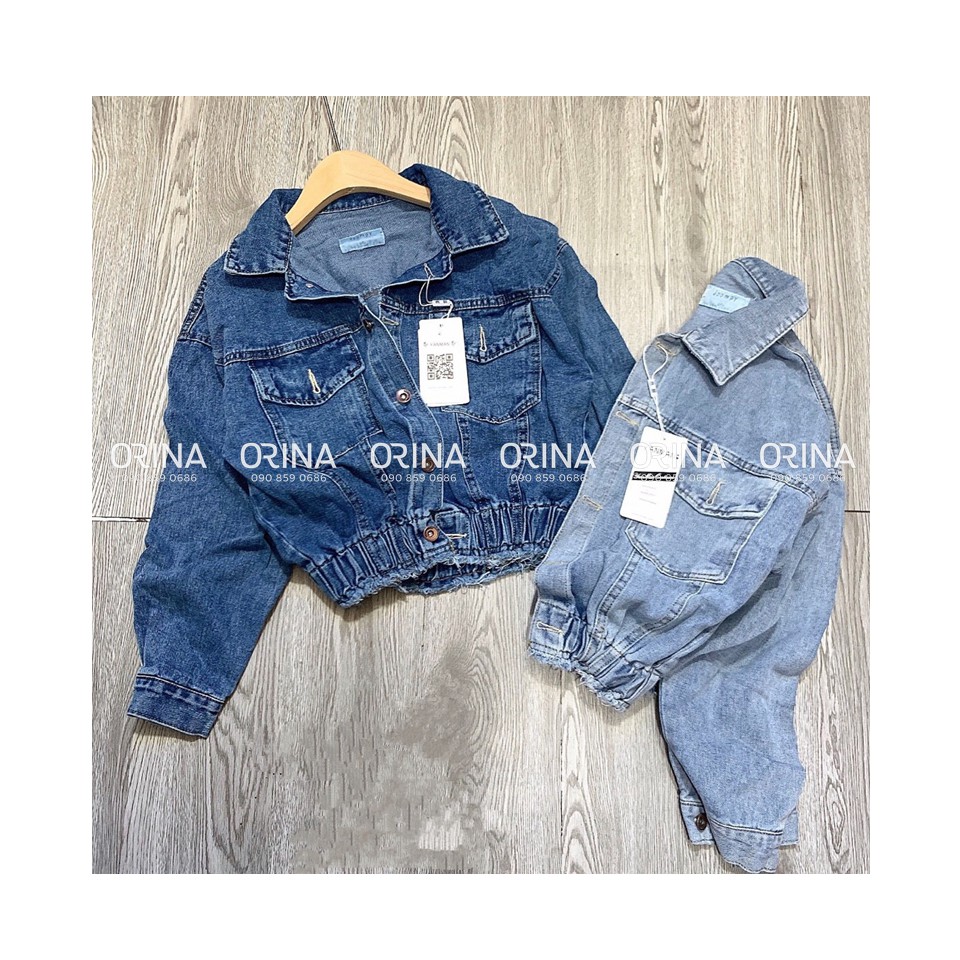Áo khoác jean bo chun Orina - Hàng Loại 1, Chất Đẹp - Giá tốt - 100% ảnh Orina Tự Chụp