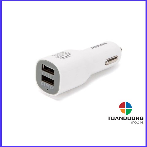 CỦ SẠC OTO 2 IN 1 CAR CHARGER CHÍNH HÃNG REMAX