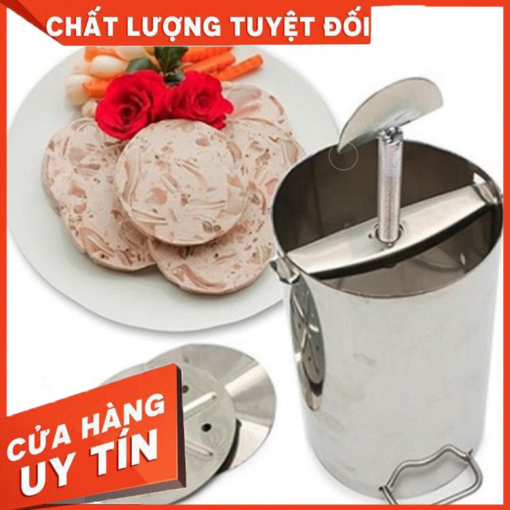 Khuôn Làm Giò, Bộ Khuôn Làm Giò Lụa, Giò Mỡ, Chả Bằng Inox Tại Nhà Siêu Tiện Dụng, Hợp Kim Inox Chống Gỉ - VietShop