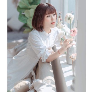Đầm ulzzang dự tiệc tiểu thư dễ thương