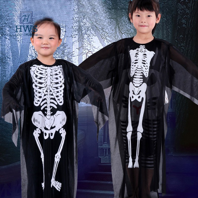 Gs Bộ Đồ Hóa Trang Bộ Xương + Mặt Nạ Halloween