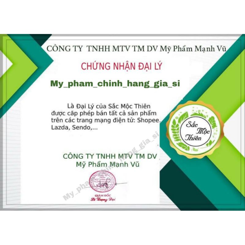 Tinh Chất Tái Tạo Da Siêu Tốc Sắc Mộc Thiên Dành Cho Da Lì