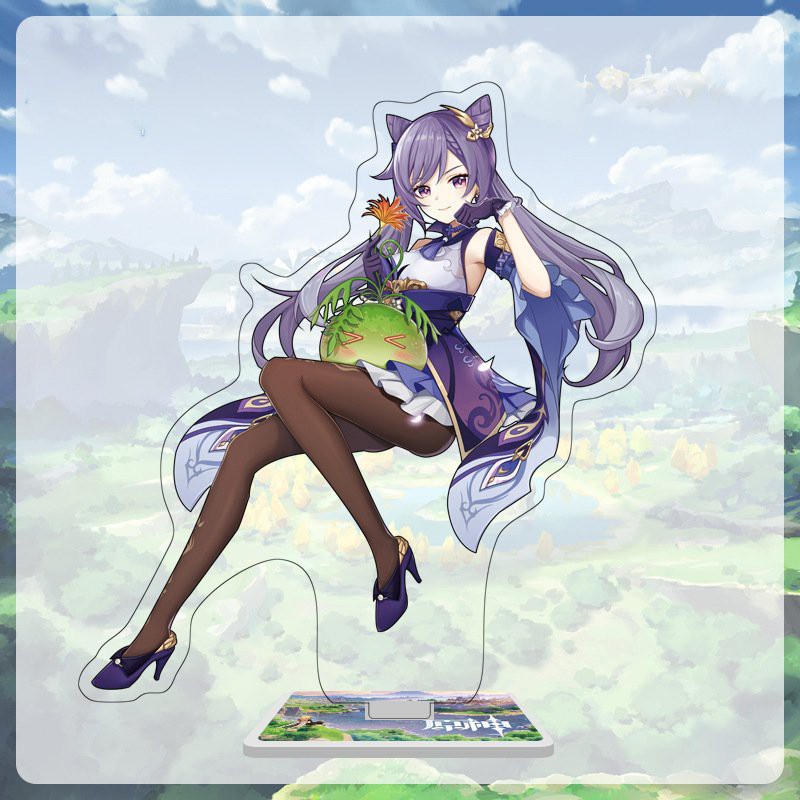 Mô hình nhân vật KEQING mica standee GENSHIN IMPACT anime chibi trang trí trưng bày nhiều mẫu