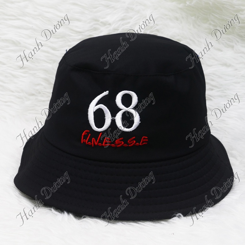 Nón bucket 68 vành rộng 6.5cm thời trang, cá tính phù hợp cho cả nam và nữ