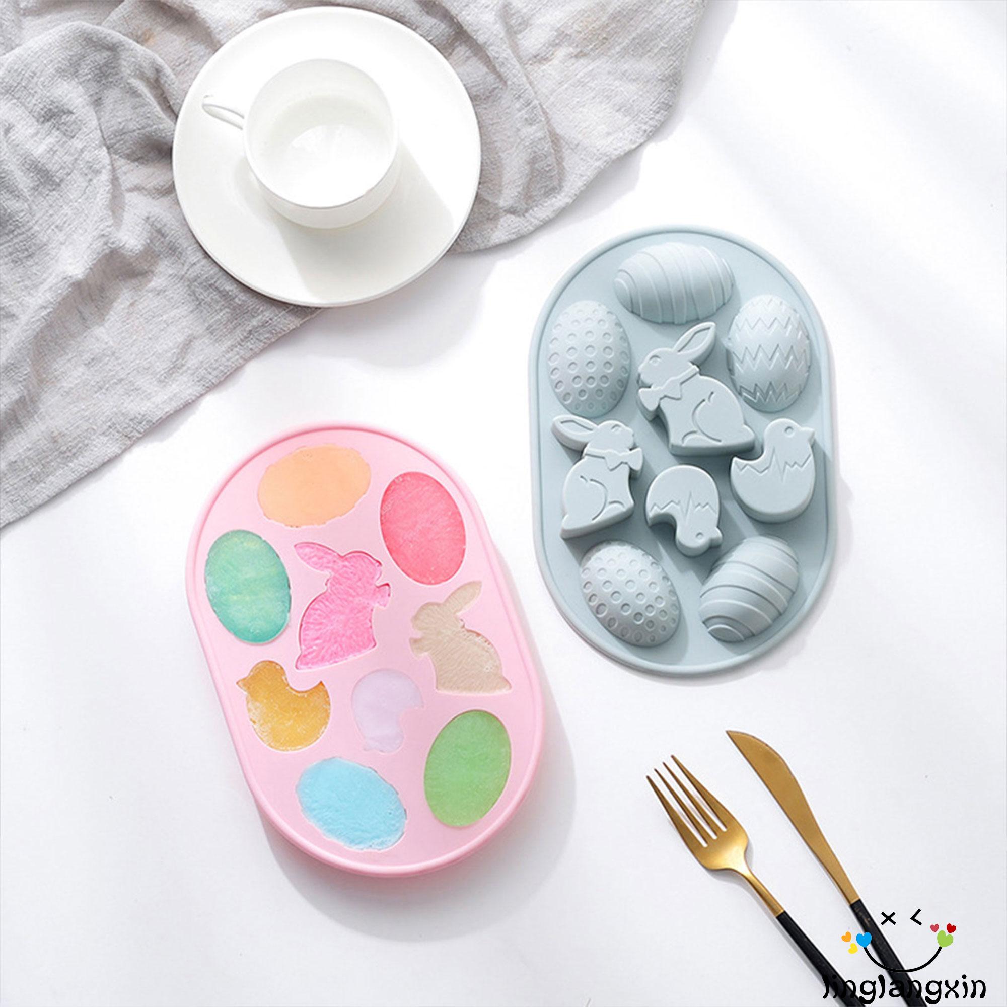 Khuôn Silicone Làm Bánh Hình Thỏ Đáng Yêu