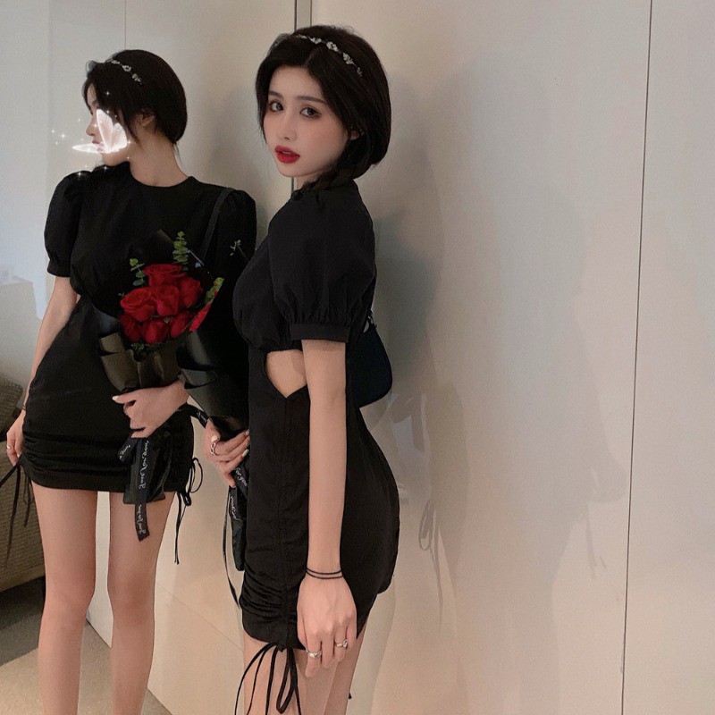 Váy hở eo thắt dây dáng đẹp