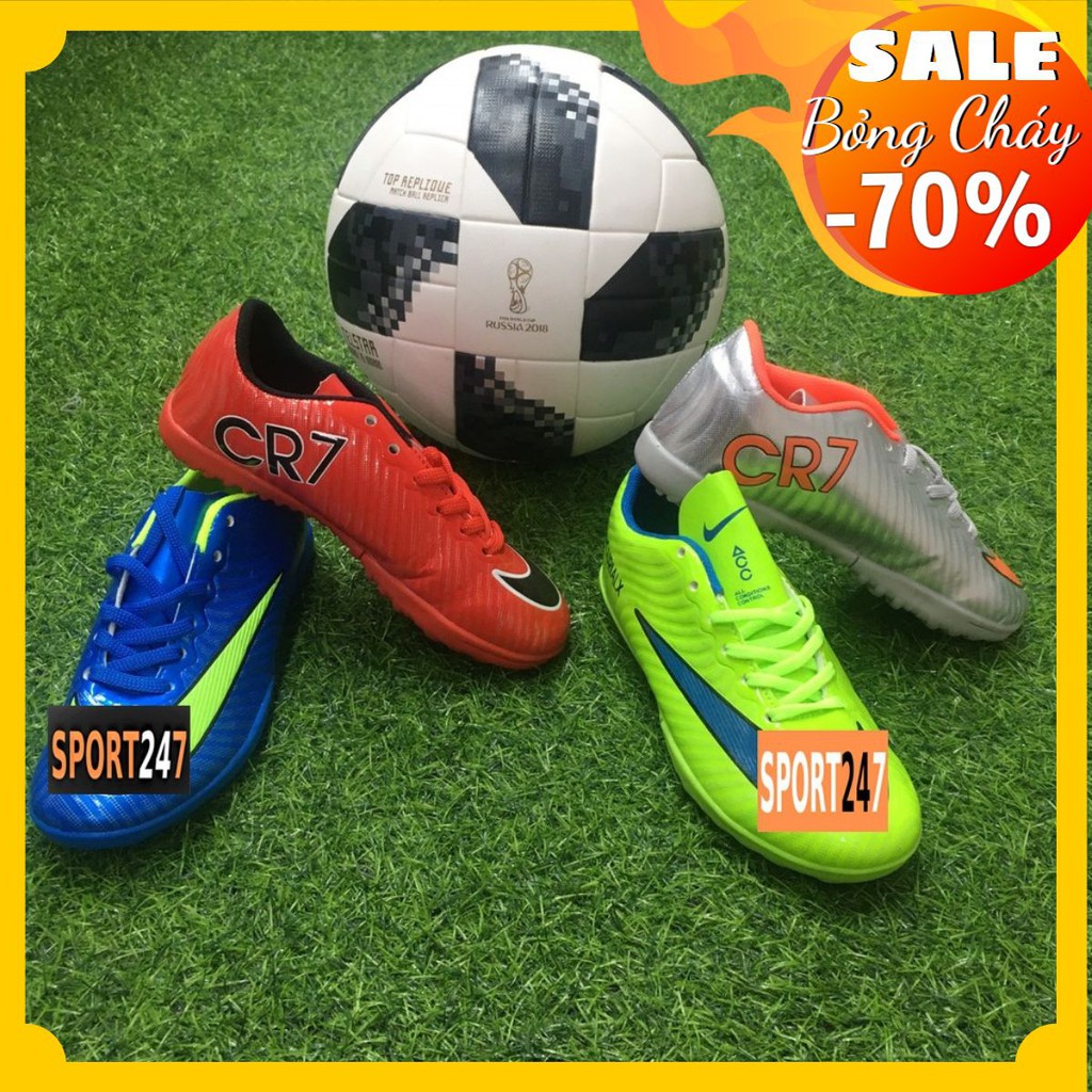 Siêu sốc Rẻ vô địch sieu re giày bóng đá trẻ em CR7 giày bóng đá trẻ con sân cỏ nhân tạo . Free ship