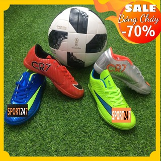 Siêu sốc Rẻ vô địch sieu re giày bóng đá  trẻ em CR7 giày bóng đá trẻ con sân cỏ nhân tạo . Free ship