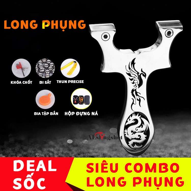 Ná cao su Long Phụng Inox 304 Cao Cấp Chống Gỉ, Ná Inox