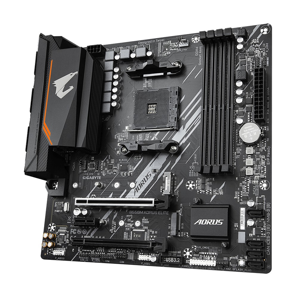 (BH 36t) Mainboard Gigabyte B550M AORUS PRO ELITE AM4 mother board bo mạch chủ chipset AMD B550 Ryzen 2 3 NVMe PCIE 4.0