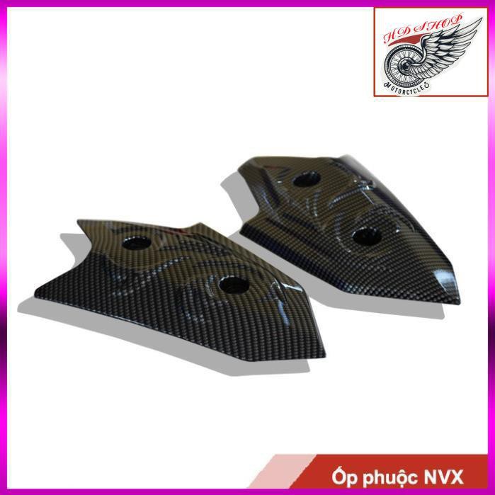 Ốp Phuộc Trước Xe NVX xi trắng, carbon HIDA MOTORCYCLE