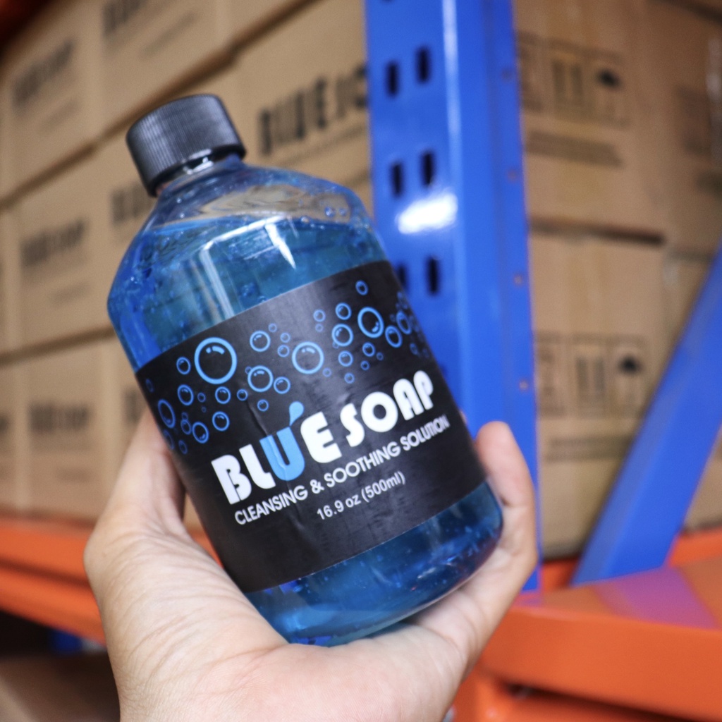 NƯỚC RỬA HÌNH XĂM BLUE SOAP 500ML
