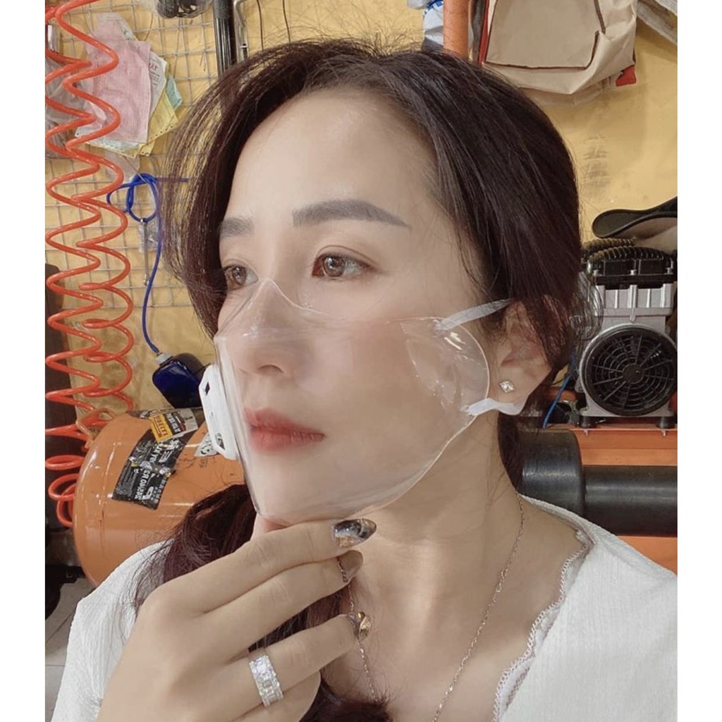 Khẩu Trang Nhựa TPU Trong Suốt MAX99 - có thể dùng lại nhiều lần