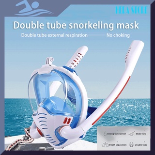 Mặt nạ lặn biển fullface 2 ống thở