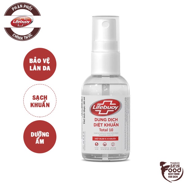 Dung Dịch Diệt Khuẩn Vượt Trội Lifebuoy Total 10