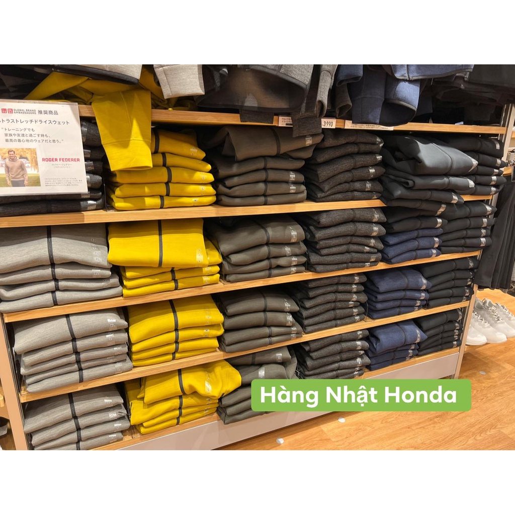 [Auth Uniqlo] Áo nỉ thể thao DryEX siêu co giãn Nam Uniqlo - Nhật Bản