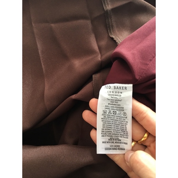 Đầm TED BAKER dạ hội chất satin 🍀🍀🍀🍀