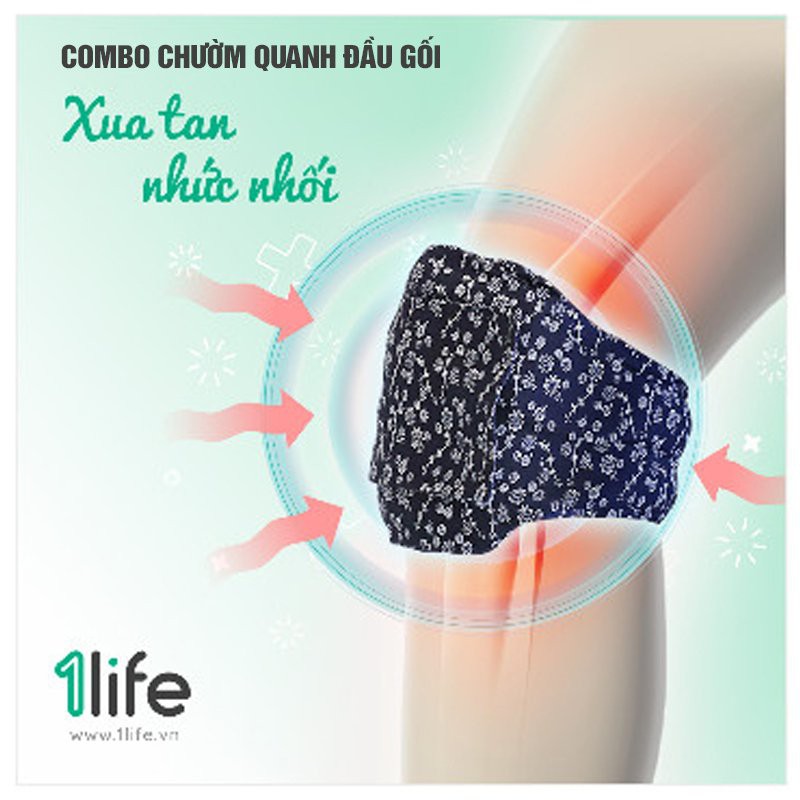 Combo 2 Túi Thảo Mộc 1LIFE Chườm Đầu Gối
