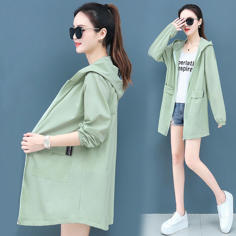 Áo Khoác Chống Nắng Dáng Rộng Siêu Mỏng Thoáng Khí Thời Trang Mùa Hè Cho Nữ