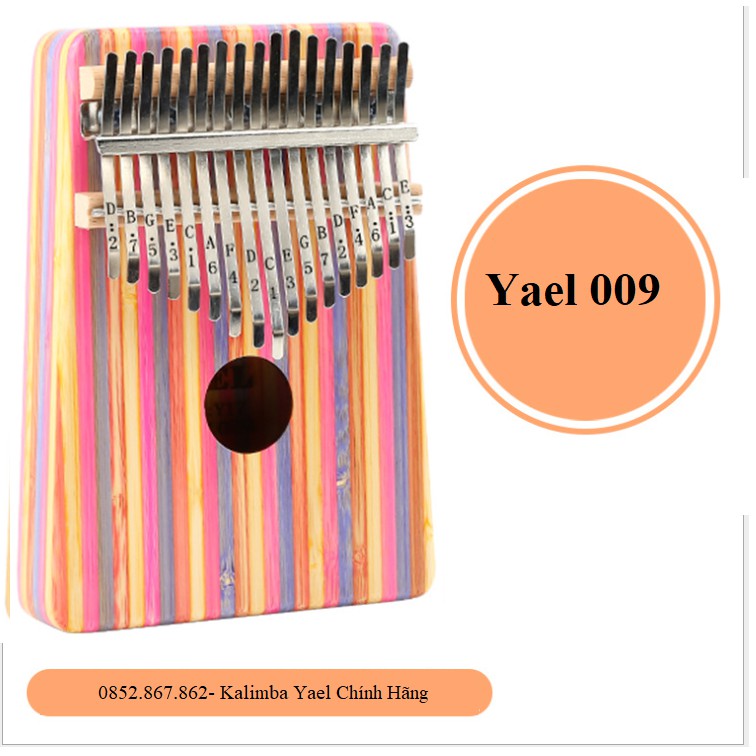 Đàn kalimba 17 phím YAEL -Cao cấp đủ phụ kiện âm vang phím chuẩn đủ mẫu YAEL0215-IM20